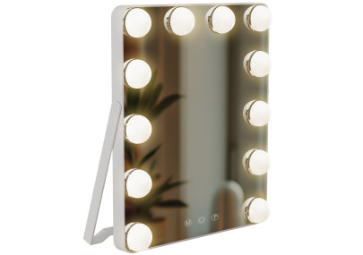 Miroir de maquillage blanc Balian