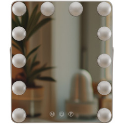 Miroir de maquillage blanc Balian