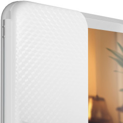 Conjunto de 2 cadeiras de visitante Hobart, tecido taupe