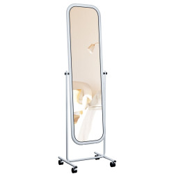 Specchio da terra quadrato bianco Medusa