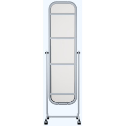 Specchio da terra quadrato bianco Medusa