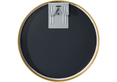 Miroir mural Elsie S, finition dorée brillante