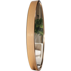 Miroir mural Elsie S, or mat