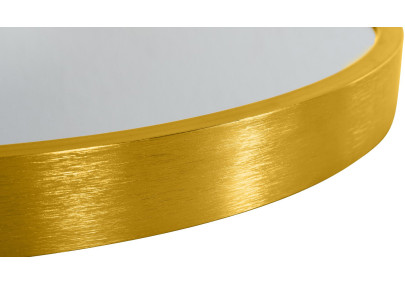 Miroir mural Elsie XL, finition or brillant