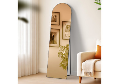 Miroir Moline 140x40 cm noir mat