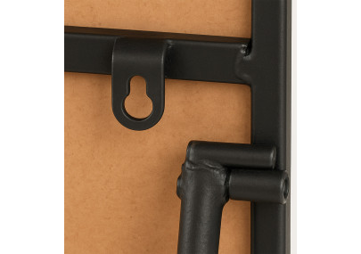 Miroir Moline 140x40 cm noir mat