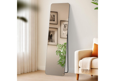 Miroir Gurnee 140x40 cm noir mat