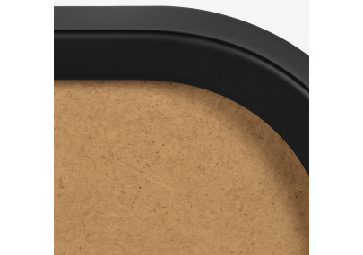 Miroir Gurnee 140x40 cm noir mat