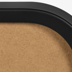 Miroir Gurnee 140x40 cm noir mat