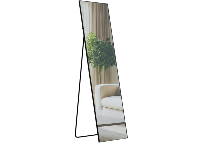 Miroir Benicia 140x40 cm noir mat