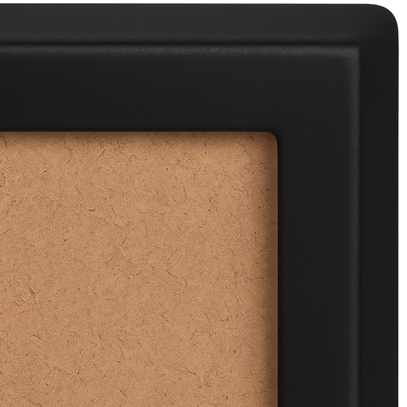 Miroir Benicia 150x50 cm noir mat