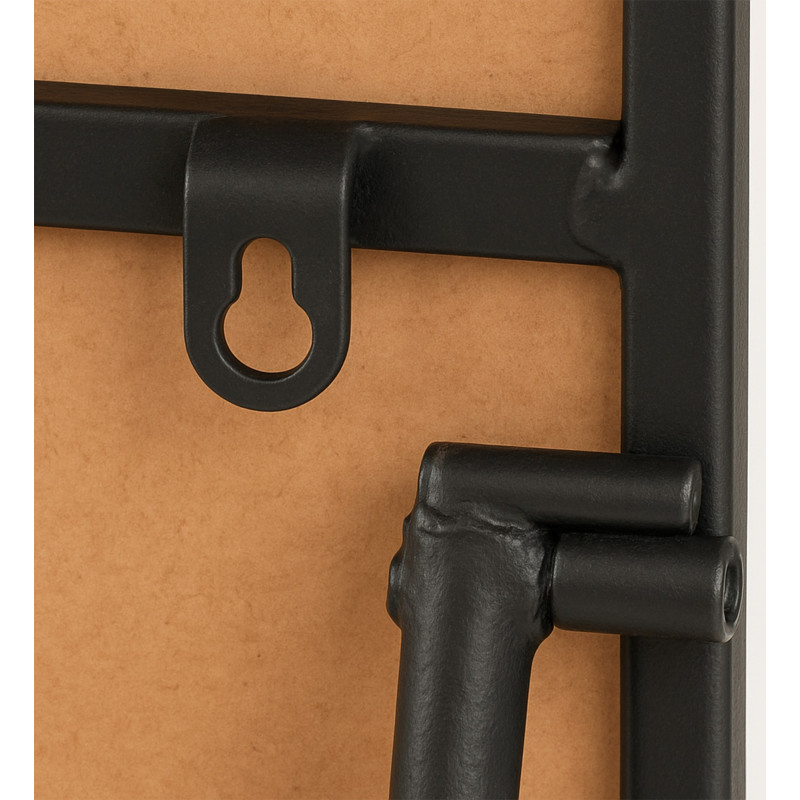 Specchio Benicia 150x50 cm nero opaco