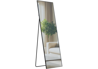 Specchio Benicia 150x50 cm nero opaco