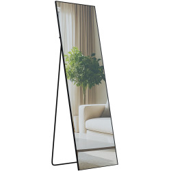 Specchio Benicia 150x50 cm nero opaco