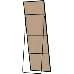 Specchio Benicia 150x50 cm nero opaco