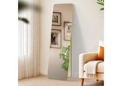 Miroir Gurnee 140x40 cm finition or brillant