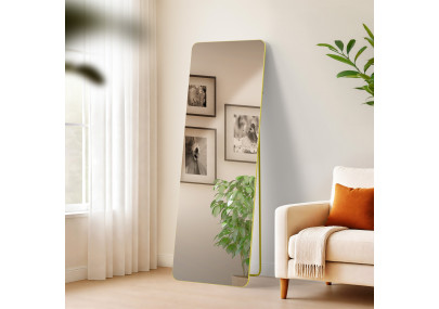 Miroir Gurnee 150x50 cm finition or brillant