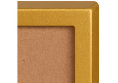 Specchio Benicia 140x40 cm finitura oro lucido