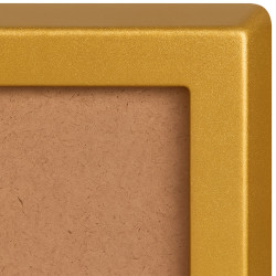 Specchio Benicia 140x40 cm finitura oro lucido