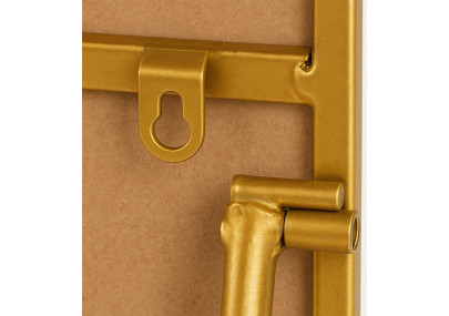 Specchio Benicia 150x50 cm finitura oro lucido