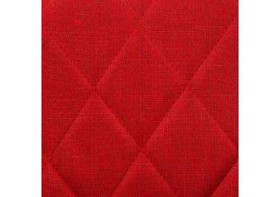 Sgabello bar LAZIO in tessuto rosso,bianco