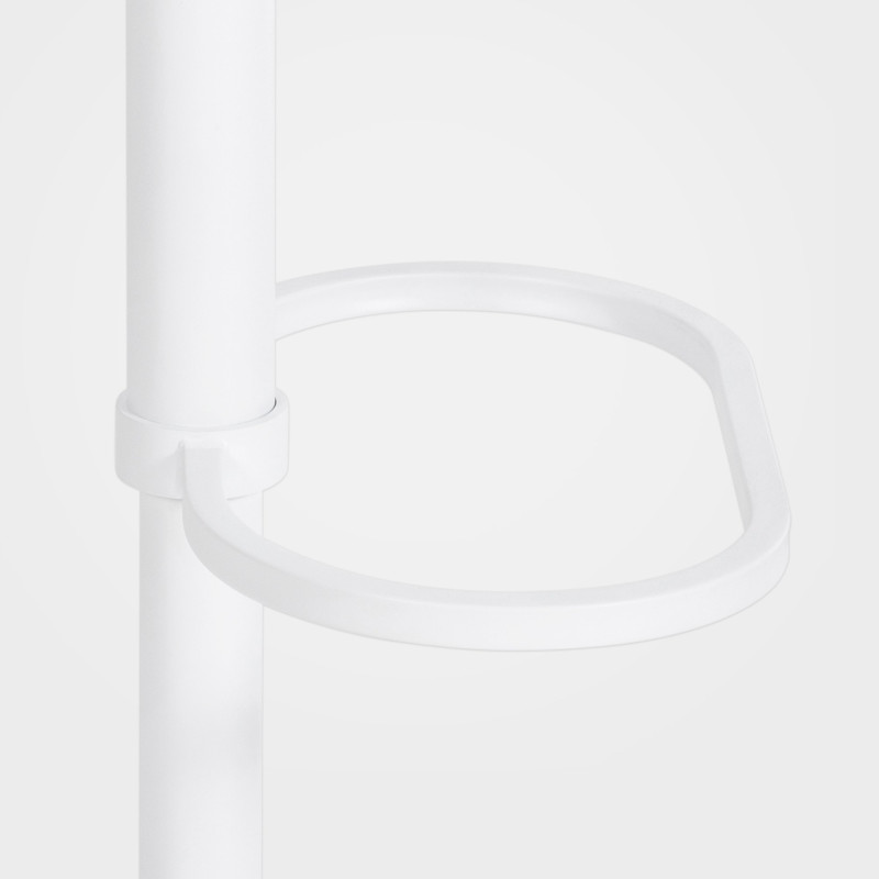 Tabouret de bar Damaso W, velours, marron