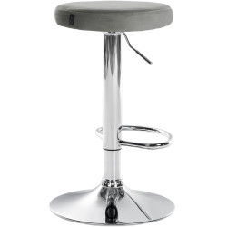Barhocker Ponte Samt chrom