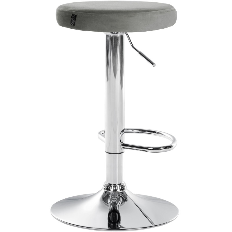 Barhocker Ponte Samt chrom
