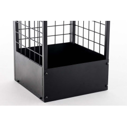 Fauteuil de bureau XL Troy, tissu marron