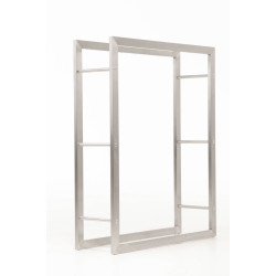 R?telier ? b?ches Keri 25x80x100 en acier inoxydable