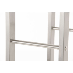 Tabouret de bar Capri E77, tissu violet