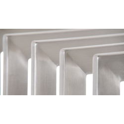 Tabouret Manau en similicuir cr?me E47