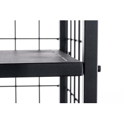 Fauteuil de bureau XL Troy, tissu marron