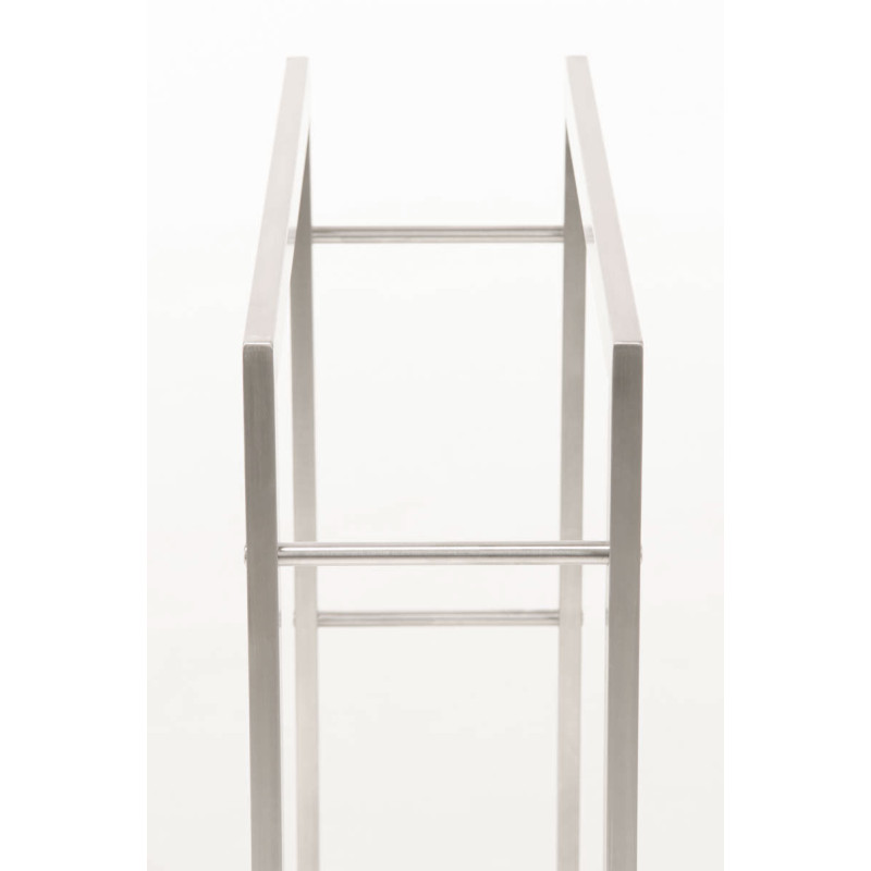 Leñero Keri en Acero Inoxidable 25x80x100 cm