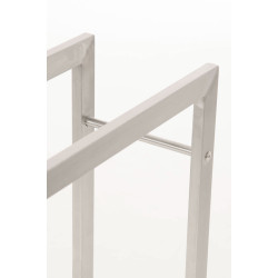 Tabouret de bar Capri E77, tissu violet