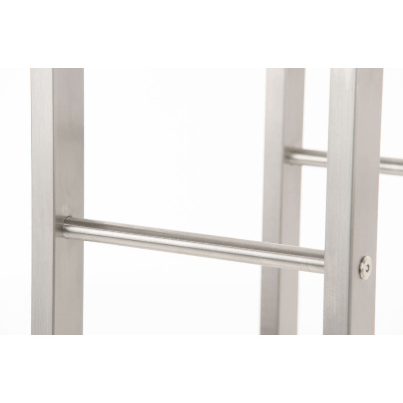 Tabouret de bar Capri E77, tissu violet