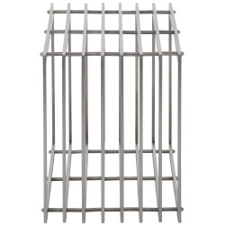 R?telier ? b?ches Irving 40x50x150 en acier inoxydable