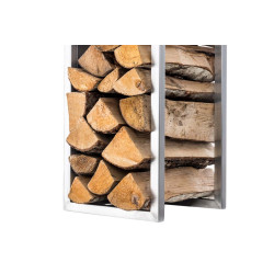 Leñero Spark Acero inoxidable,80 cm
