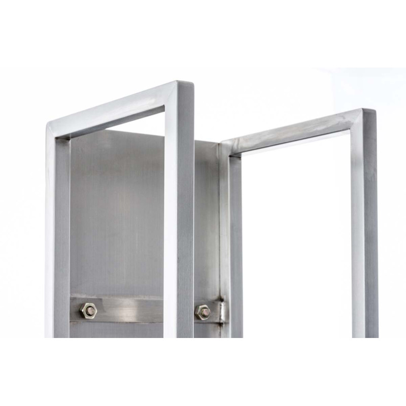 Leñero Spark Acero inoxidable,160 cm