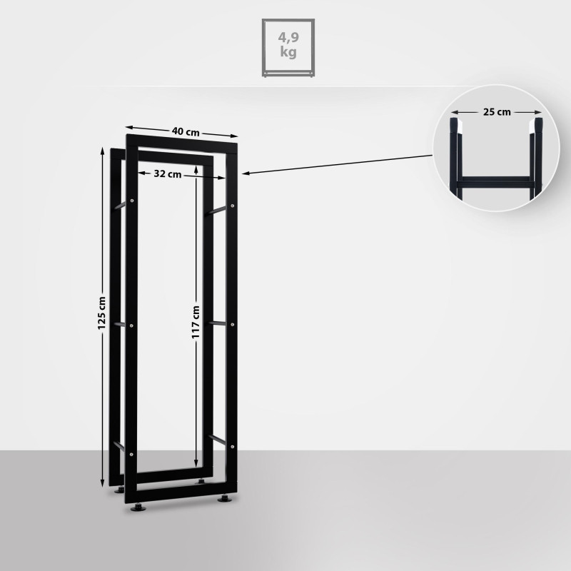 Range-b?ches Keri V2 25x40x125 noir