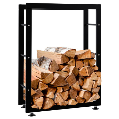 Range-bûches Keri V2 25x60x80 noir