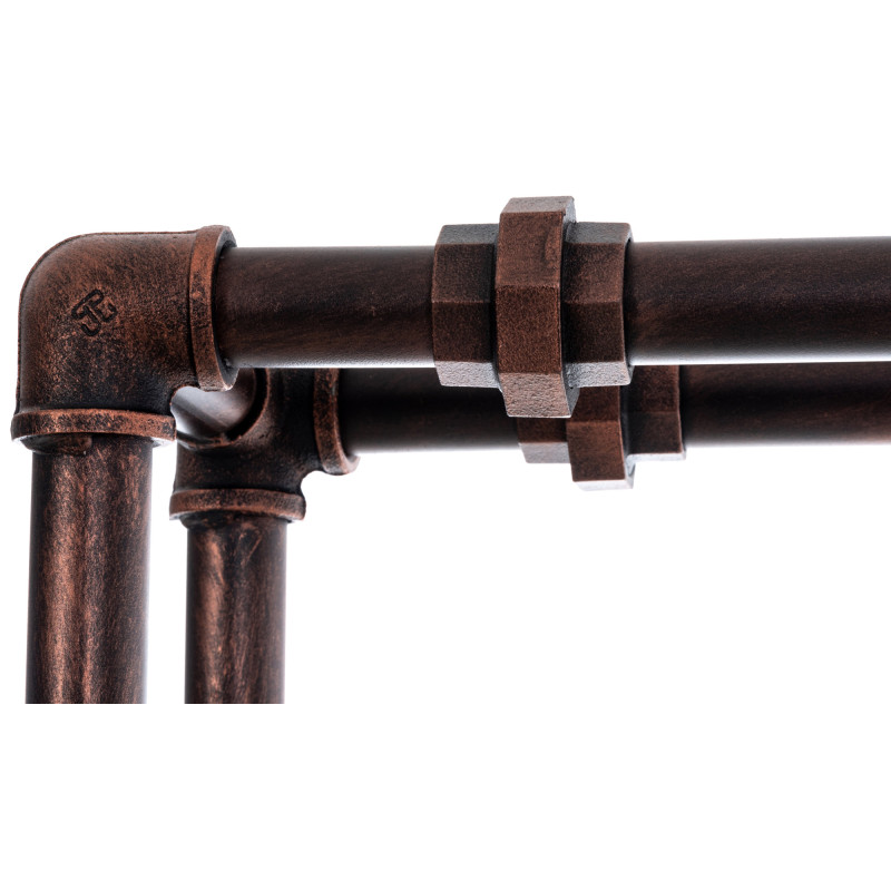 Estantería de leña Tinos Bronce