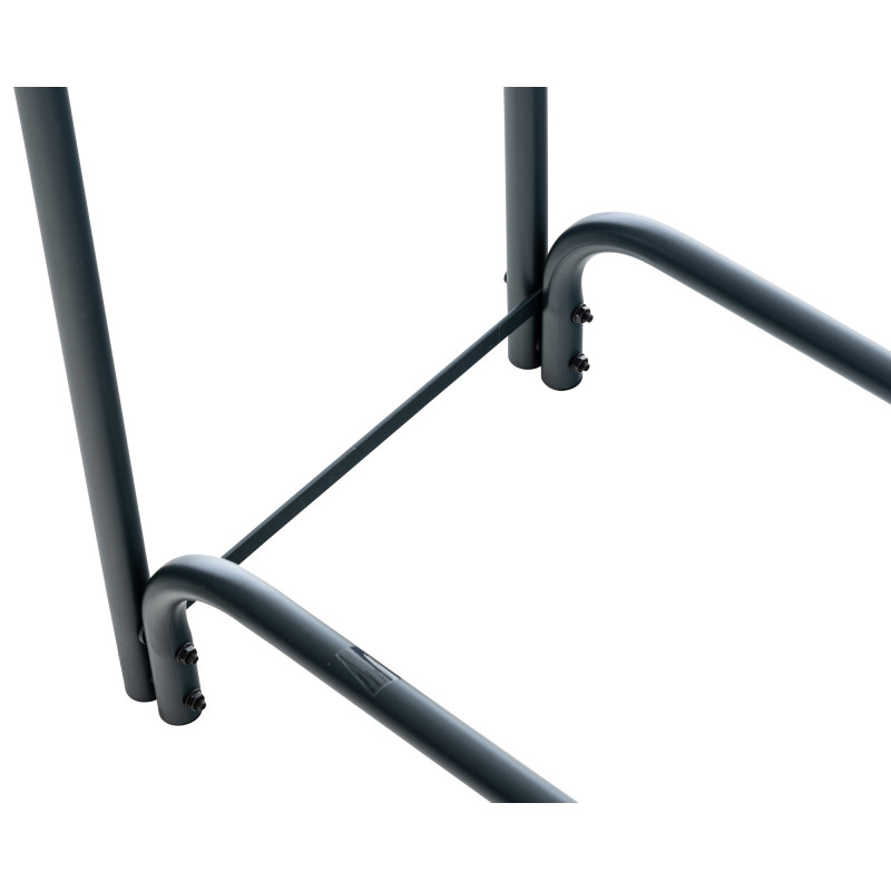 Estanteria para leña Wilster Antracita,120x120x36 cm