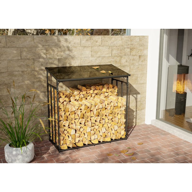 Abri ? b?ches Ruston Aluminium S, anthracite