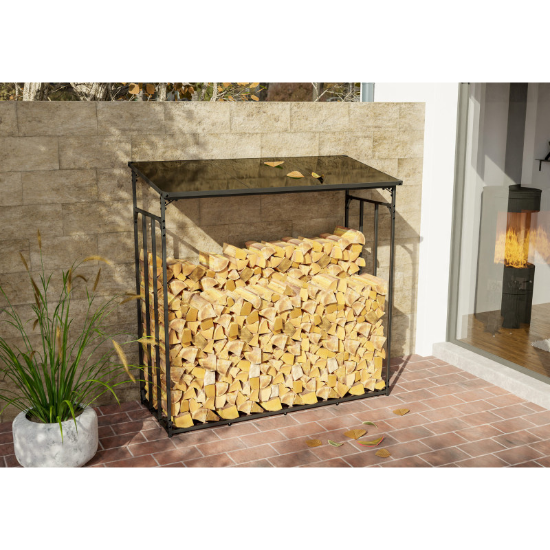 Abri ? b?ches Ruston XL en aluminium, anthracite