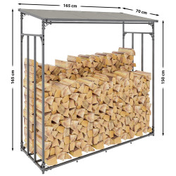 Abri ? b?ches Ruston XL en aluminium, anthracite