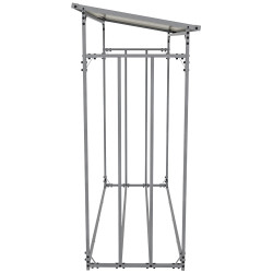 Abri ? b?ches + housse Ruston Aluminium XL anthracite