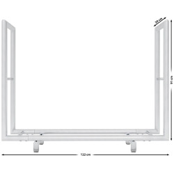 Estante para almacenar leña Drake Acero inoxidable