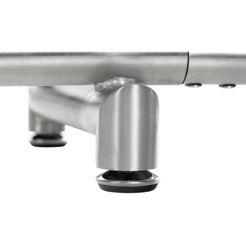 Support à bûches Drake en acier inoxydable