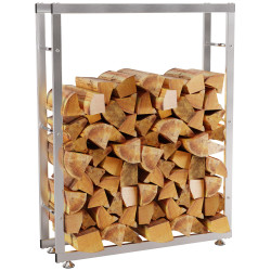 R?telier ? b?ches Keri V2, 25 x 80 x 125 cm, acier inoxydable